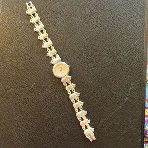 Sterling silver Sinclair women’s watch w/elephant links band.Never worn.